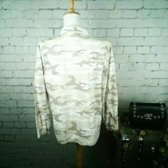 Sanctuary Camo Lightweight Jacket Green Small And Medium - Picture 3 of 6